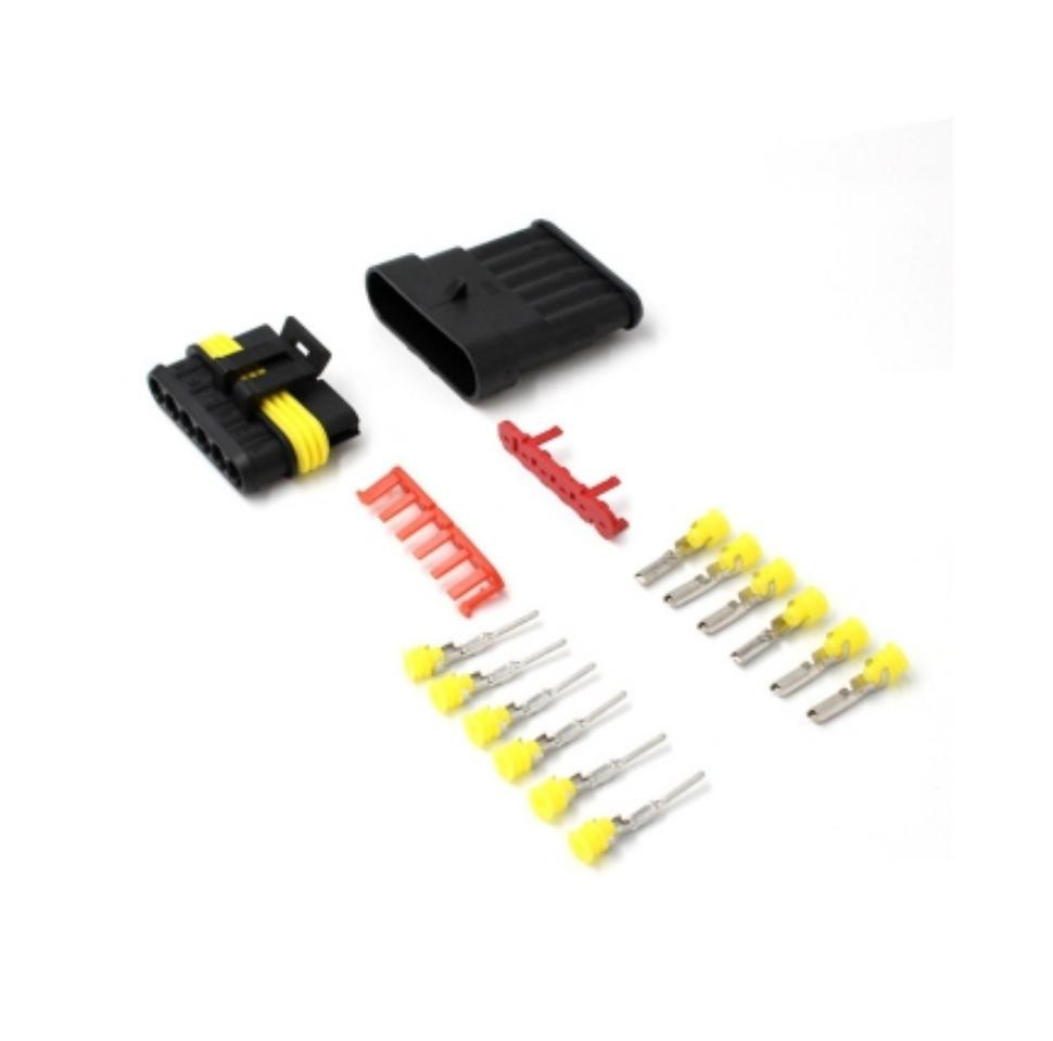 Wire Connector Plug for Waterproof Electrical Connector Kit 6P Car Waterproof