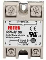 Твердотельное реле FOTEK SSR-80DD (5-60В, DC управление DC нагрузкой)