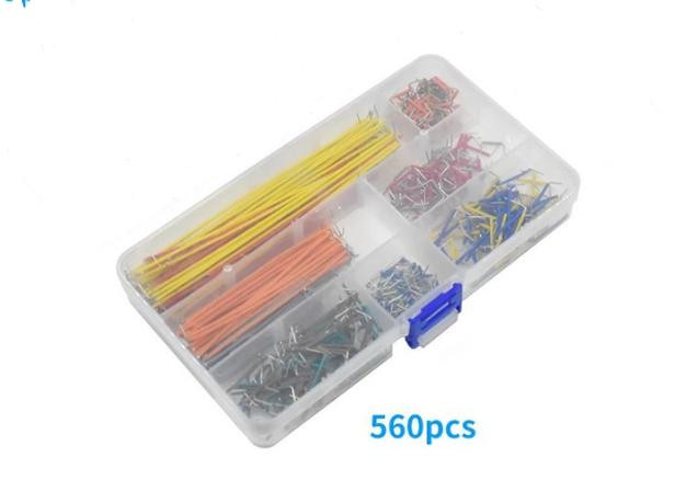 Jumper Wire Kit with 560PCS Breadboard Noted:Random Color Box