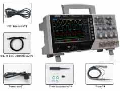 Осциллограф с генератором сигналов Hantek DSO4254C(4 канала, 250 МГц, UK вилка)