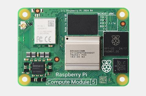 Одноплатный компьютер Raspberry Pi compute module 5 (Wi-Fi, 4 ГБ RAM, без EMMC)
