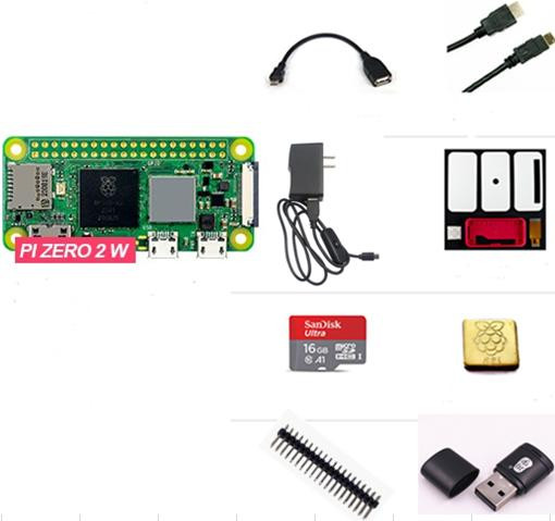 Набор Kit 3 с контроллером Raspberry Pi Zero 2 W (2 ядра, 1 ГБ ОЗУ, UK вилка)
