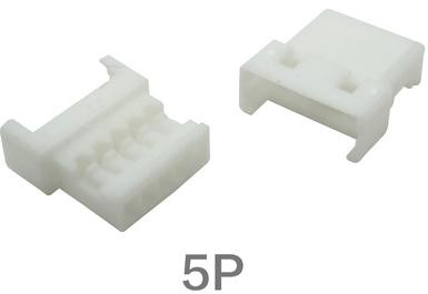 Корпусной разъем 5P female (1.25 мм, белый, пластик, 5 контактов)