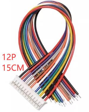 Односторонний штекерный разъем PH2.0мм 12P (провод 1007 26AWG, 15см)