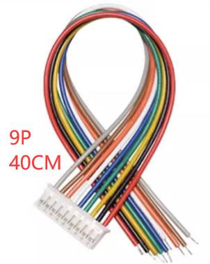 Односторонний штекерный разъем PH2.0мм 9P (провод 1007 26AWG, 40см)
