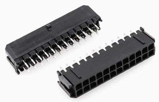 Double Row 3.0MM-PCB Pitch Connector, 5557 Small Pin Connector Straight Needle 2*12P