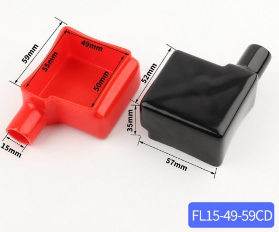 Boots Covers Insulating Protector FL15-49-59CD 1 Pair Battery Terminal