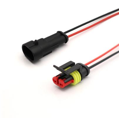 Wire Connector Plug for Waterproof Electrical Connector Kit with 10cm Cable  2P Car Waterproof