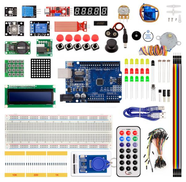NEWEST RFID Starter Version Learning Kit Version Learning Kit Battery+Plastic Case) (with Tutorial+with Kit R3 Upgraded Kit R3 Upgraded