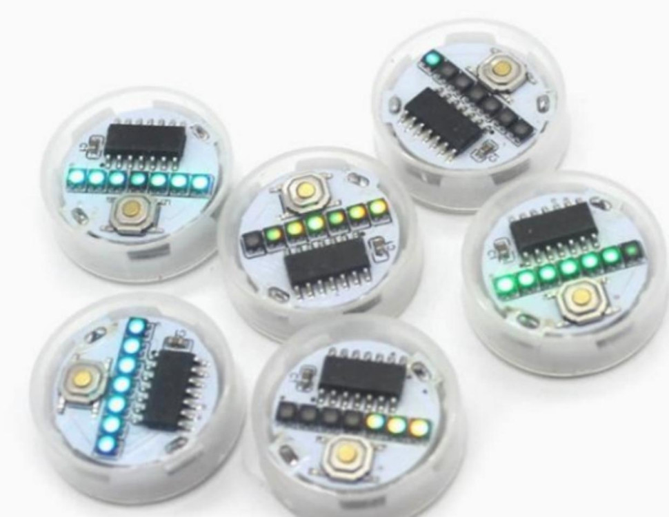 (with CR1632 Battery) Accessory for Fidget Multi-Color Flashing Spinner Toys