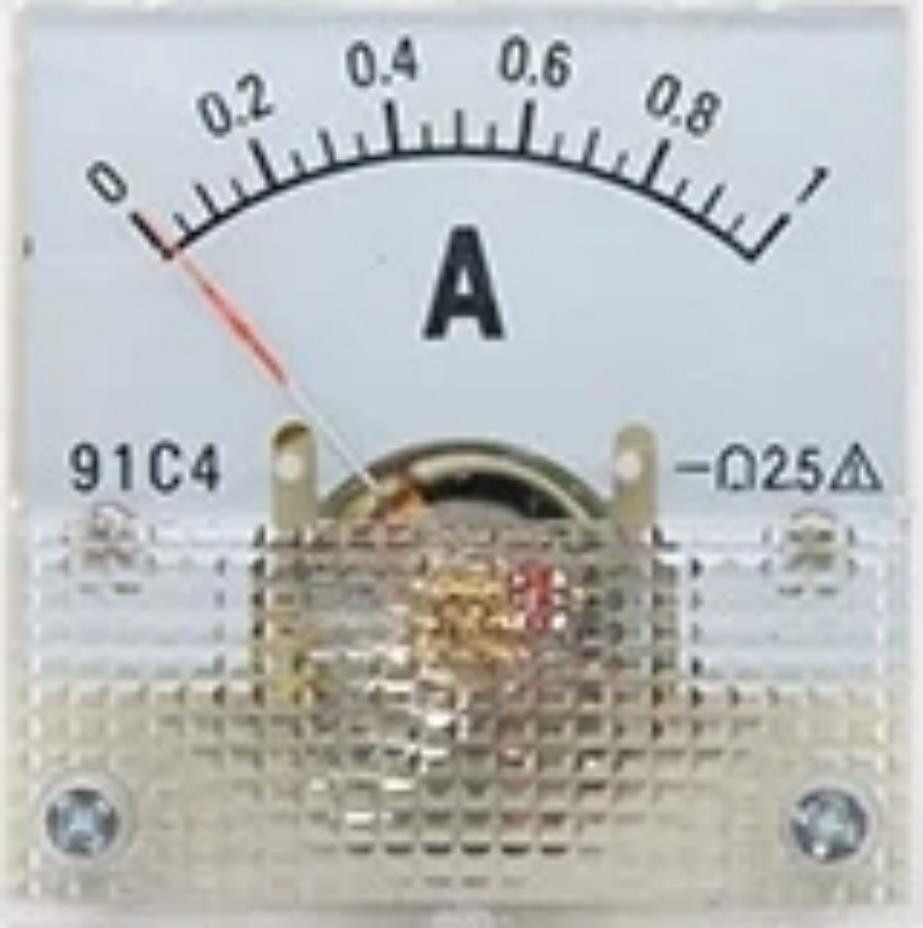 Ammeter 0-1A Direct 91C4-A Pointer DC Size:45x45mm