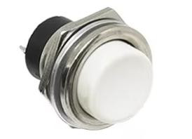 2PIN Momentary Self- Reset OFF-ON Round White DS-212 16MM Button Switch