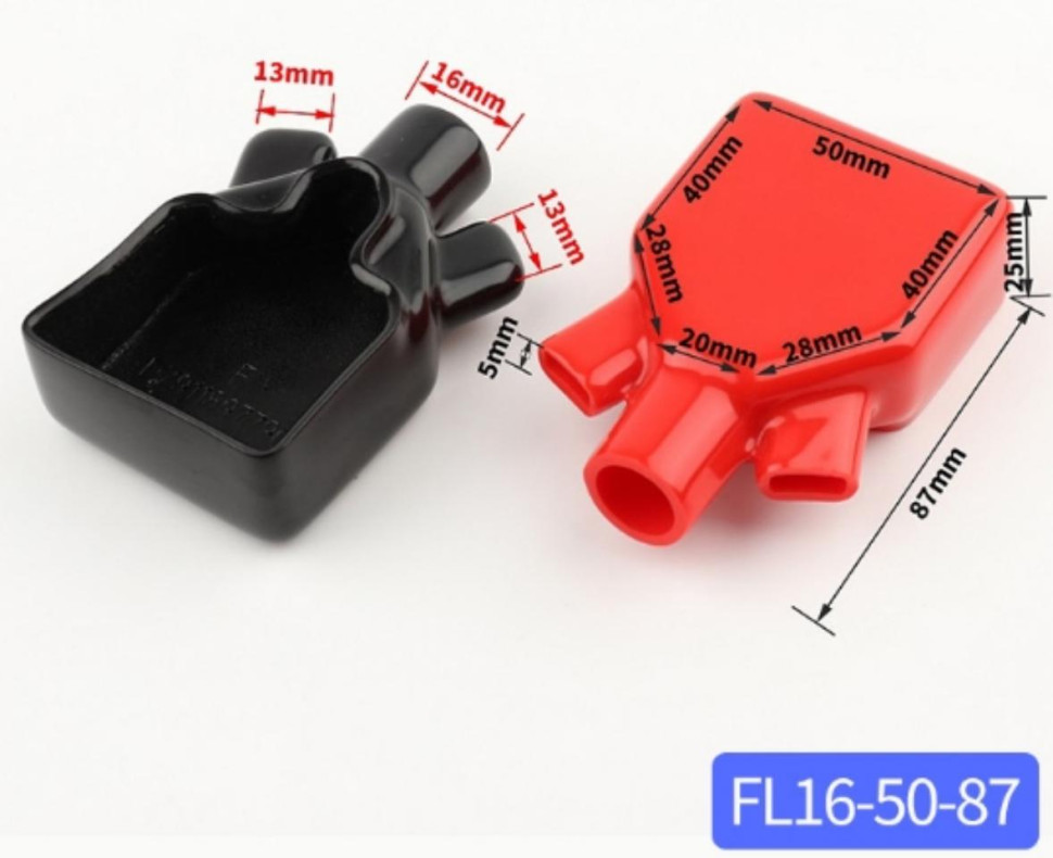 Boots Covers Insulating 1 Pair Battery Terminal Protector FL16-50-87