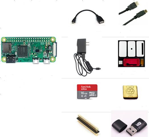 Набор Kit 3 с контроллером Raspberry Pi Zero W (Wi-Fi, Bluetooth, UK вилка)
