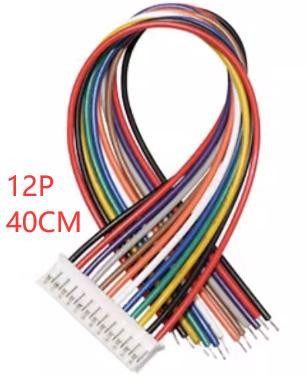 Односторонний штекерный разъем PH2.0мм 12P (провод 1007 26AWG, 40см)