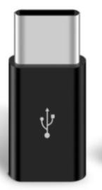 Переходник Micro Usb - Type C черный цвет