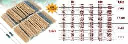 Kinds Each Value 20pcs Metal film Resistors Kit 2600PCS 1/4W 1% 130 (Plastic Bag)