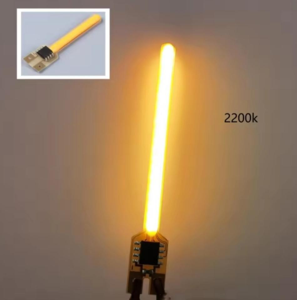 40MM 3V Flowing Water LED Filament Light 2200K Flow Mode