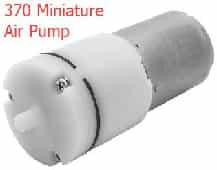 Миниатюрный воздушный насос 370 (12В, бесшумный диафрагменный, для DIY, вакуумный, косметика)