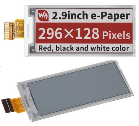 "Дисплей e-Paper (B) Waveshare 2.7"" (264x176, черный/белый, SPI)"