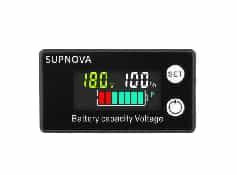 Voltage Gauge 6133A Indicator DC8V-100V LiFePO4 Voltmeter Lead Acid Lithium Battery Capacity Color