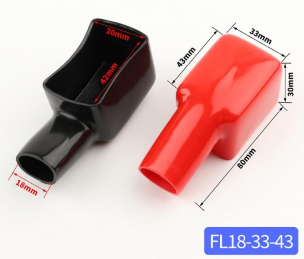 Boots Covers Insulating 1 Pair Battery Terminal Protector FL18-33-43