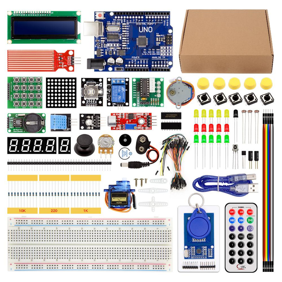 E1 R3 Starter Kit, RFID (with Tutorial+without Learning Suite for Battery+Paper Box) Arduino Arduino
