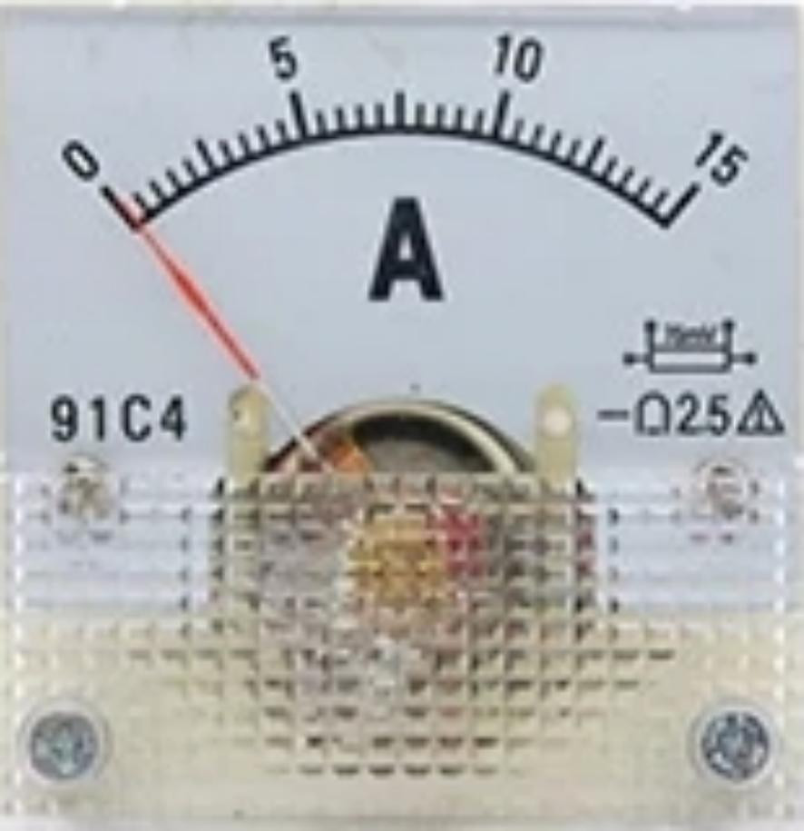 Ammeter 0-15A Direct 91C4-A Pointer DC Size:45x45mm