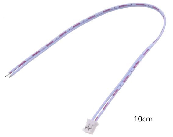 Односторонний штекерный разъем PH2.0мм 2P (красно-белый провод 1007 26AWG, 10см)