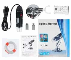 USB микроскоп 500X (8 LED, Type-C/Micro-USB)
