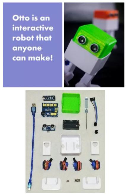 Программируемый робот OTTO V4 (Mblock, зеленый, красный, синий, оранжевый, черный, фиолетовый, розовый на выбор)