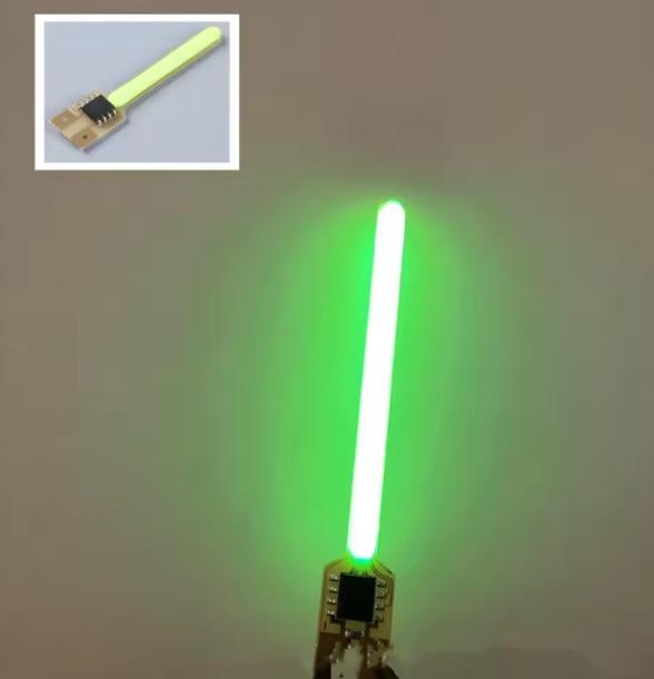 40MM 3V Flowing Water LED Filament Light Green Flow Mode