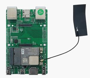 Плата расширения IO Raspberry Pi CM4 (4G, Dual Ethernet, HUAWEI ME909s-821ap v2, FPC ANT)