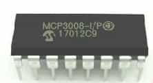 АЦП MCP3008-I/P (DIP, оригинал)