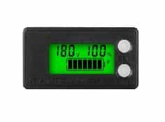 DC8V-100V Lead Acid Gauge 6138A Green Waterproof Battery Capacity Indicator Voltmeter Voltage Lithium LiFePO4