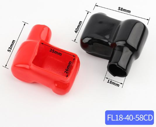 Boots Covers Insulating Protector FL18-40-58CD 1 Pair Battery Terminal