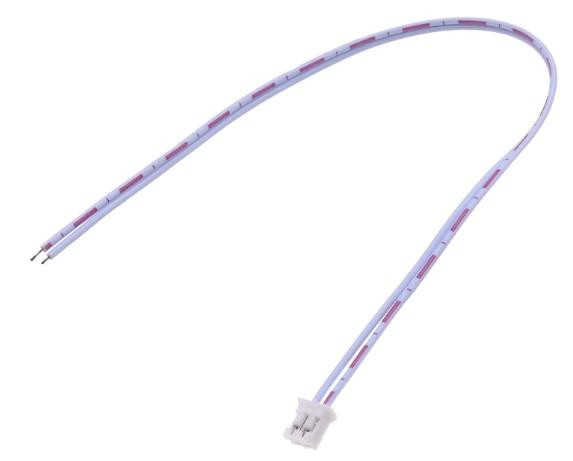 Односторонний штекерный разъем PH2.0мм 2P (красно-белый провод 1007 26AWG, 20см)