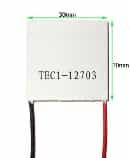 Элемент Пельтье TEC1-12703 (30x30мм, 12В/3А)