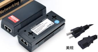 Gigabit PoE Injector (модель SDAPO PSE60G, 60Вт, американская вилка)