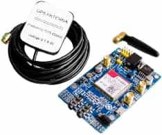 GSM/GPRS/GPS модуль SIM808 (с GPS антенной, поддержка 2G/3G/4G SIM)