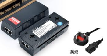 Gigabit PoE Injector (модель SDAPO PSE60G, 60Вт, британская вилка)