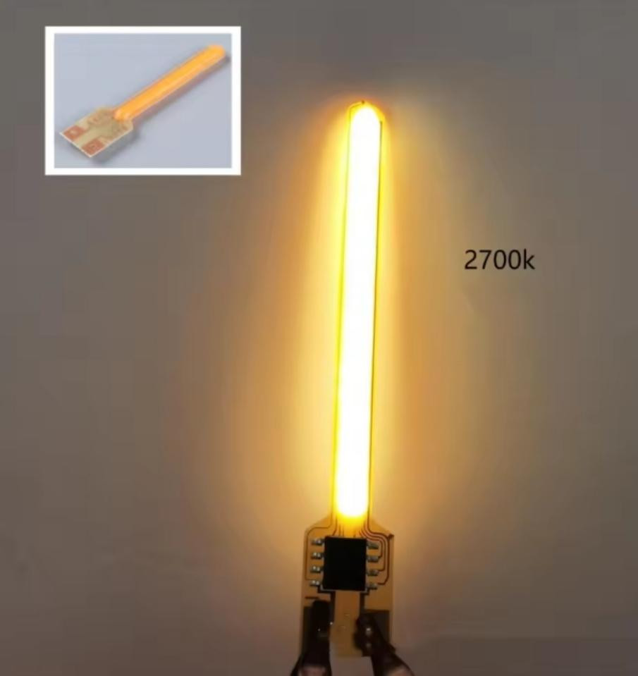 59MM 3V Flowing Water Mode+Constant Light LED Filament Light 2700K Flow Mode