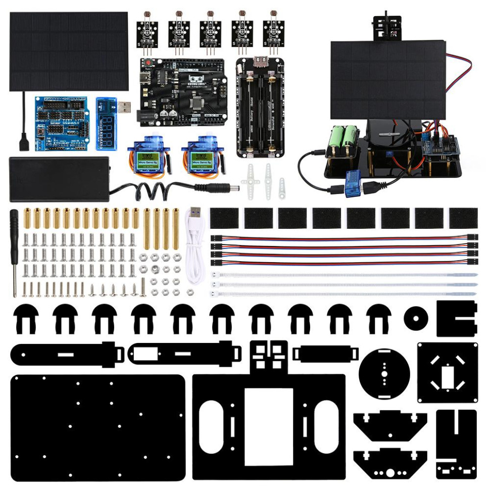 Стартовый комплект KUONGSHUN для отслеживания солнечной энергии для Arduino
