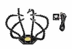 PCB Welding Flexible Black Multifunctional (6 Holes 6 Arms + Fan) Arms