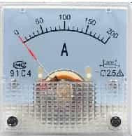Note: The 200A meter above Ammeter 0-200A/75mV needs to be used with a 91C4-A Pointer DC Size:45x45mm shunt!
