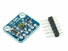 TSL2591 Digital Light Module  No Interface Sensor Breakout Blue