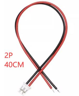 Односторонний штекерный разъем PH2.0мм 2P (провод 1007 26AWG, 40см)