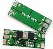 Плата защиты HX-2S-D01 для 2S LiFePO4 аккумулятора 6.4V (рабочий ток до 13А, импульсный ток до 20А)