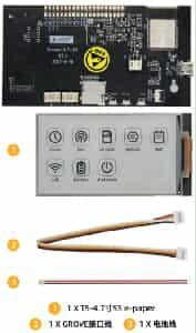 Original T5 4.7 Inch E- pa-per V2.3 ESP32-S3 Power Consumption Programmable Low Ink Screen