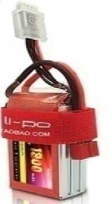 Аккумулятор RED (2S 7.4В, 1300мАч, 25С, авиамодельный, разъем T-Female)